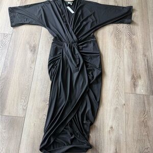 Baltic Born Black Midi Dress